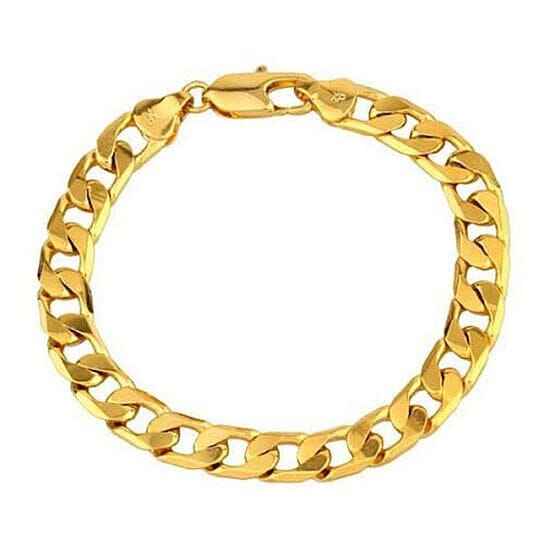 18k Gold Filled Cuban Link Bracelet Bracelets - DailySale