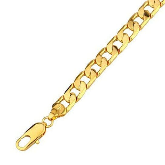 18k Gold Filled Cuban Link Bracelet Bracelets - DailySale