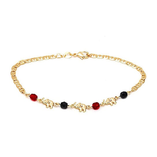 18k Gold Plated Elephant Anklet for Women Bracelets - DailySale