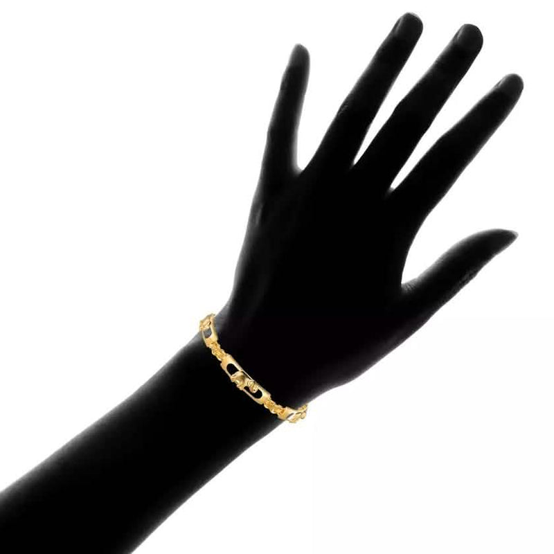 18K Gold Plated Lucky Elephant Parade Bracelet Bracelets - DailySale
