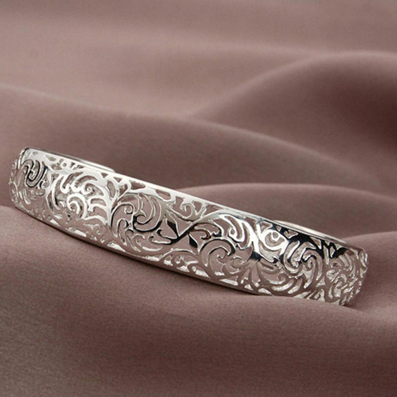 18kt White Gold Plated Bangle Jewelry - DailySale
