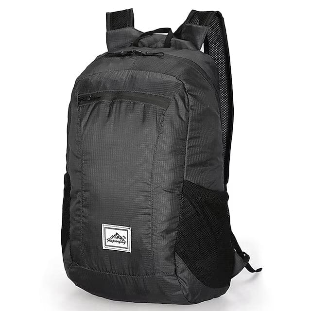 18L Hiking Backpack Lightweight Packable Backpack Bags & Travel Black - DailySale