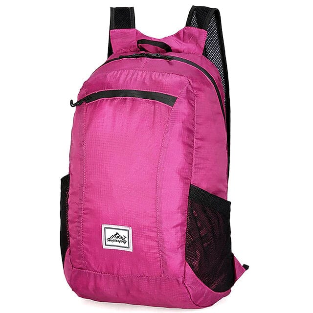 18L Hiking Backpack Lightweight Packable Backpack Bags & Travel Rose Red - DailySale