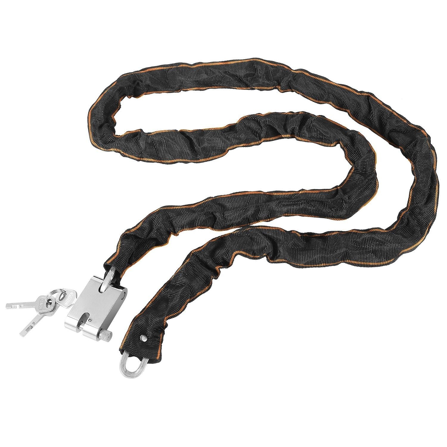 1.8m Bike Chain Lock with 3 Keys Heavy Duty Security Lock Sports & Outdoors - DailySale