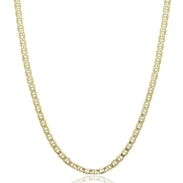 14K Solid Yellow Gold 2.5mm Marina Chain - Assorted Sizes - DailySale, Inc