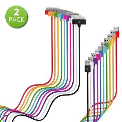 2-Pack: Apple Dock Connector to USB Cable - DailySale, Inc