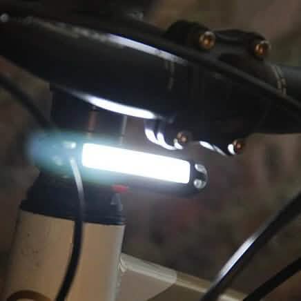 2-in-1 500LM Bicycle USB Rechargeable LED Bike Light Taillight Ultralight Warning Night Sports & Outdoors - DailySale