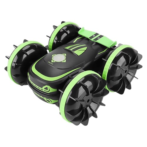 2-in-1 Amphibious RC Car Toy 4GHz 4WD Double-sided 360° Rotating Stunt Car