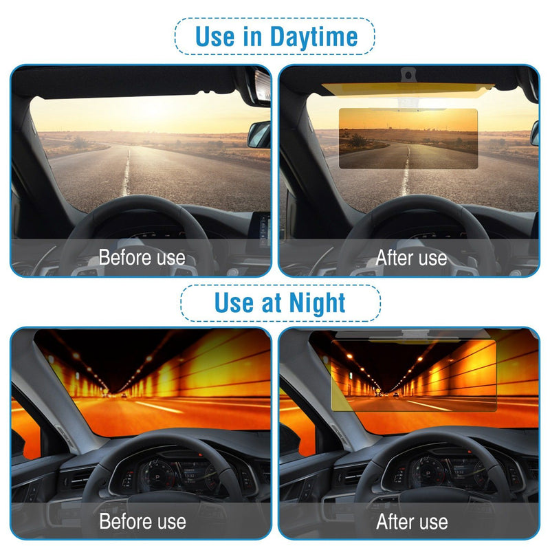 Car Visor Adjustable Multifunctional Car Sun Visor Anti-Glare and