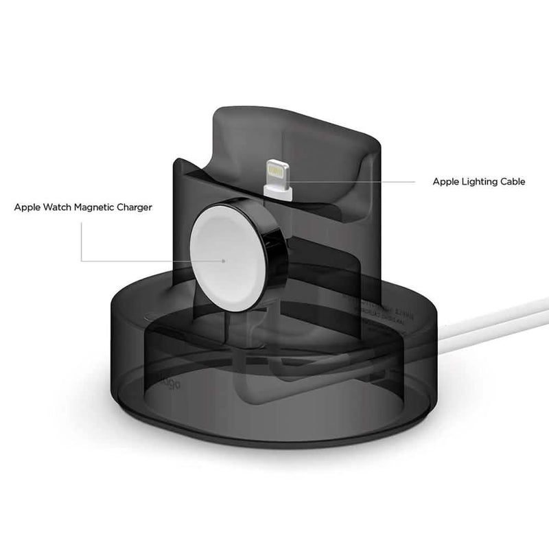 2-in-1 Apple Silicone Charging Stand Mobile Accessories - DailySale