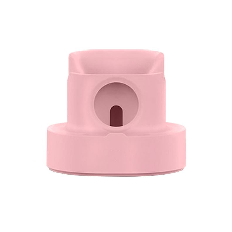 2-in-1 Apple Silicone Charging Stand Mobile Accessories Pink - DailySale