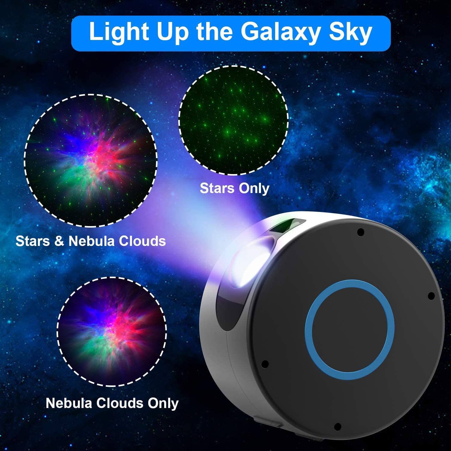 2-in-1 Aurora Starry Sky Projector Indoor Lighting - DailySale