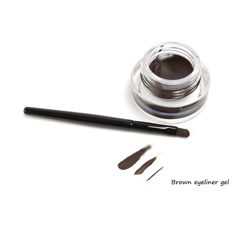 2 in 1 Black and Brown Gel Eyeliner Set Beauty & Personal Care - DailySale