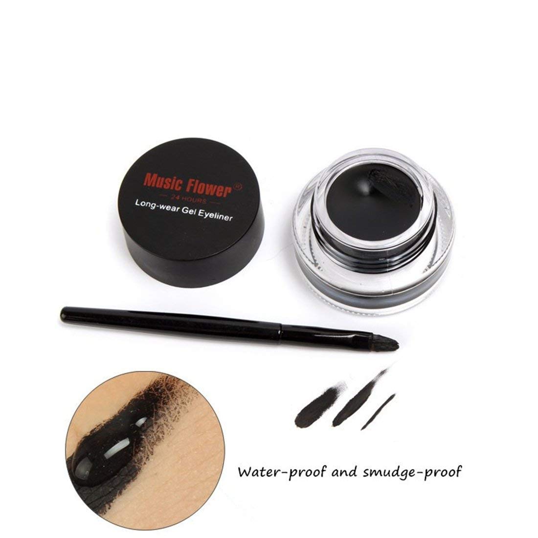 2 in 1 Black and Brown Gel Eyeliner Set Beauty & Personal Care - DailySale