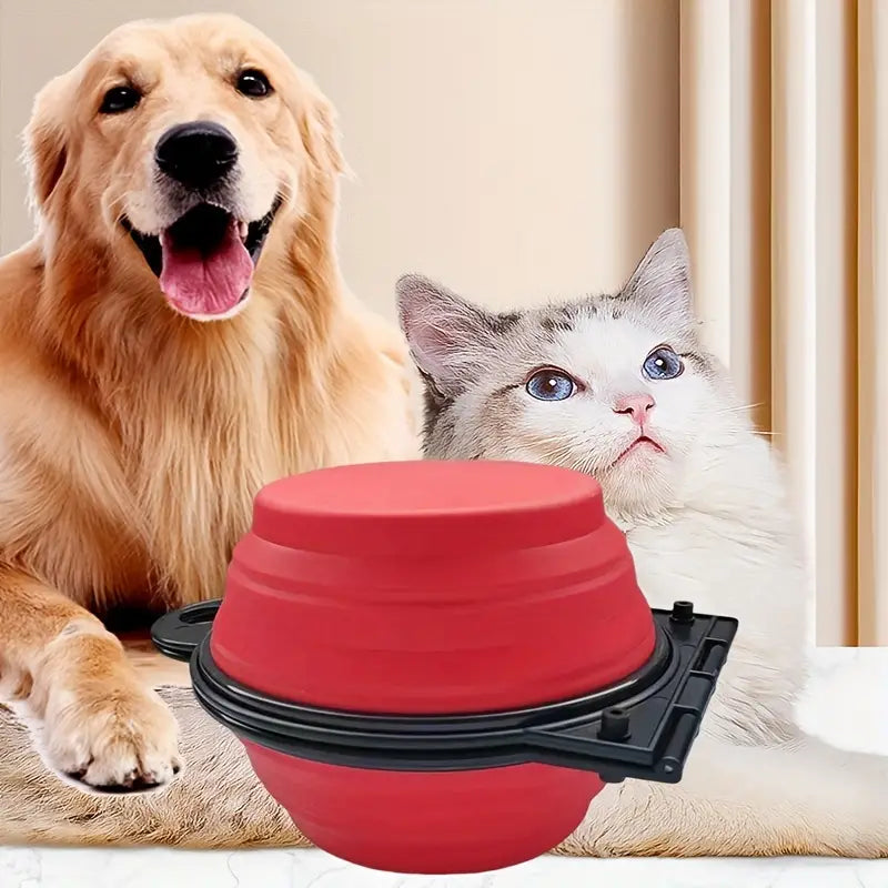 2-in-1 Collapsible Double Dog Bowl Pet Supplies - DailySale