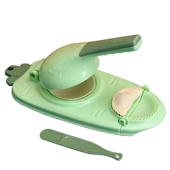 2-in-1 Dumpling Skin Artifact DIY Dumpling Maker Kitchen Tools & Gadgets Green - DailySale