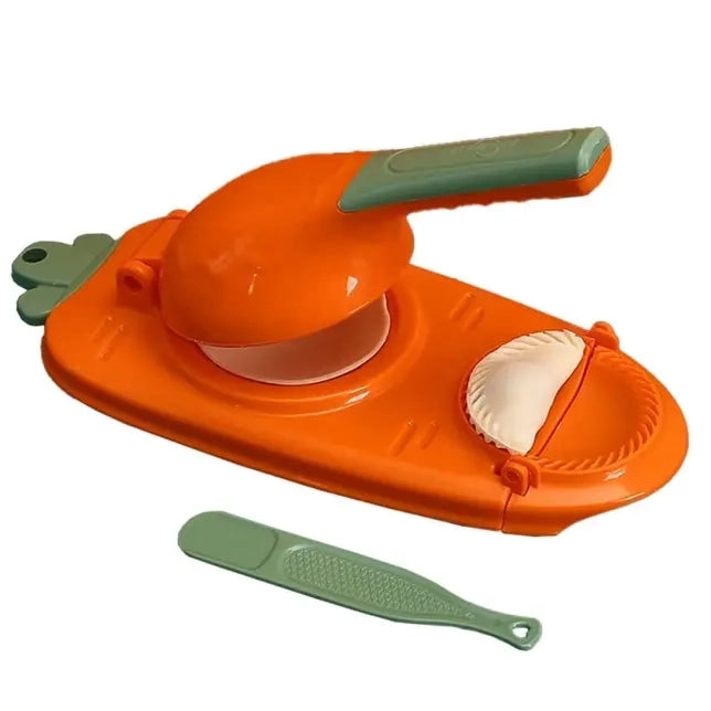 2-in-1 Dumpling Skin Artifact DIY Dumpling Maker Kitchen Tools & Gadgets Orange - DailySale