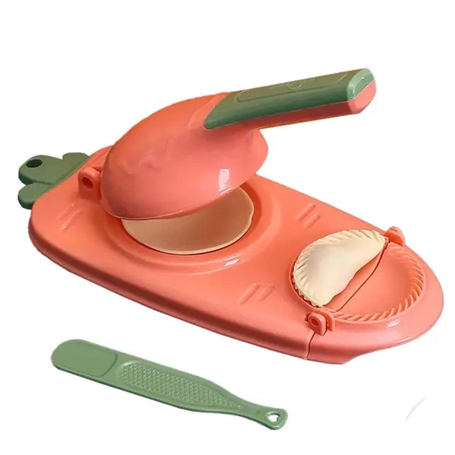 2-in-1 Dumpling Skin Artifact DIY Dumpling Maker Kitchen Tools & Gadgets Pink - DailySale