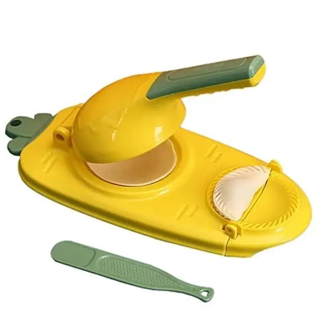 2-in-1 Dumpling Skin Artifact DIY Dumpling Maker Kitchen Tools & Gadgets Yellow - DailySale