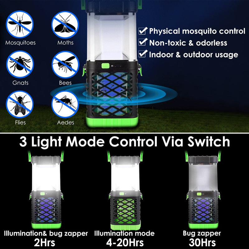 2-in-1 Electric Mosquito Killer Lamp Fly Bug Zapper Pest Control - DailySale
