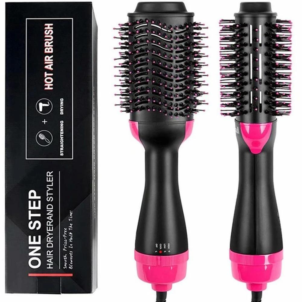 2-in-1 Hair Dryer Volumizer Hot Hair Brush Roller Comb Beauty & Personal Care - DailySale