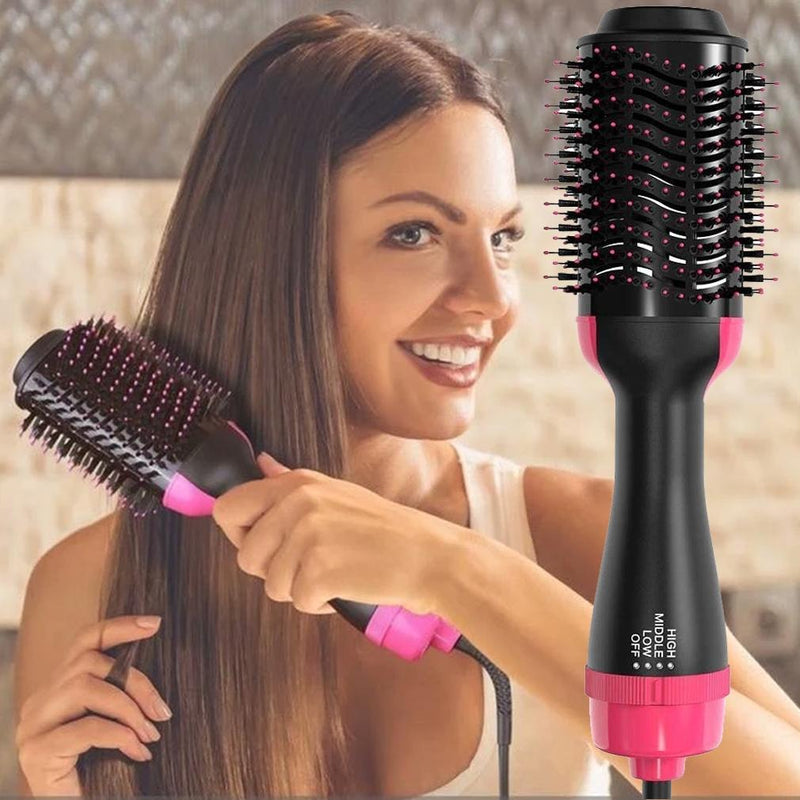 2-in-1 Hair Dryer Volumizer Hot Hair Brush Roller Comb Beauty & Personal Care - DailySale