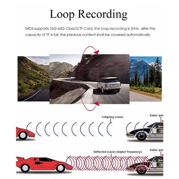 2-in-1 HD Car Hidden DVR Camera Recorder Radar Laser Speed Detector Dash Cam Automotive - DailySale