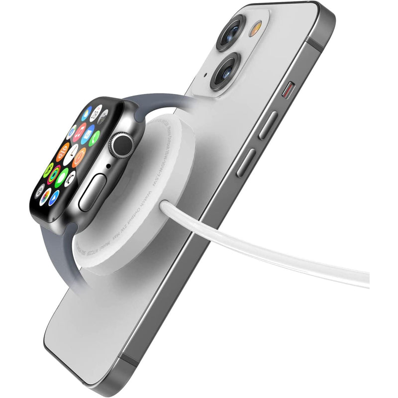 2-in-1 Magnetic Wireless Charger for Both Apple Watch and iPhone Mobile Accessories - DailySale