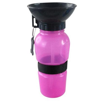 2-in-1 Pet Water Bottle and Bowl Pet Supplies Pink - DailySale