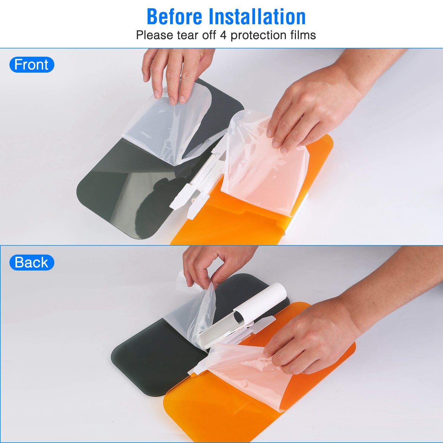 2-in-1 Sun Visor Extender with Adjustable View Angles Automotive - DailySale