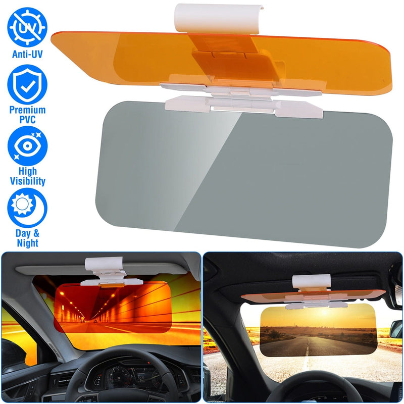 2-in-1 Sun Visor Extender with Adjustable View Angles Automotive - DailySale