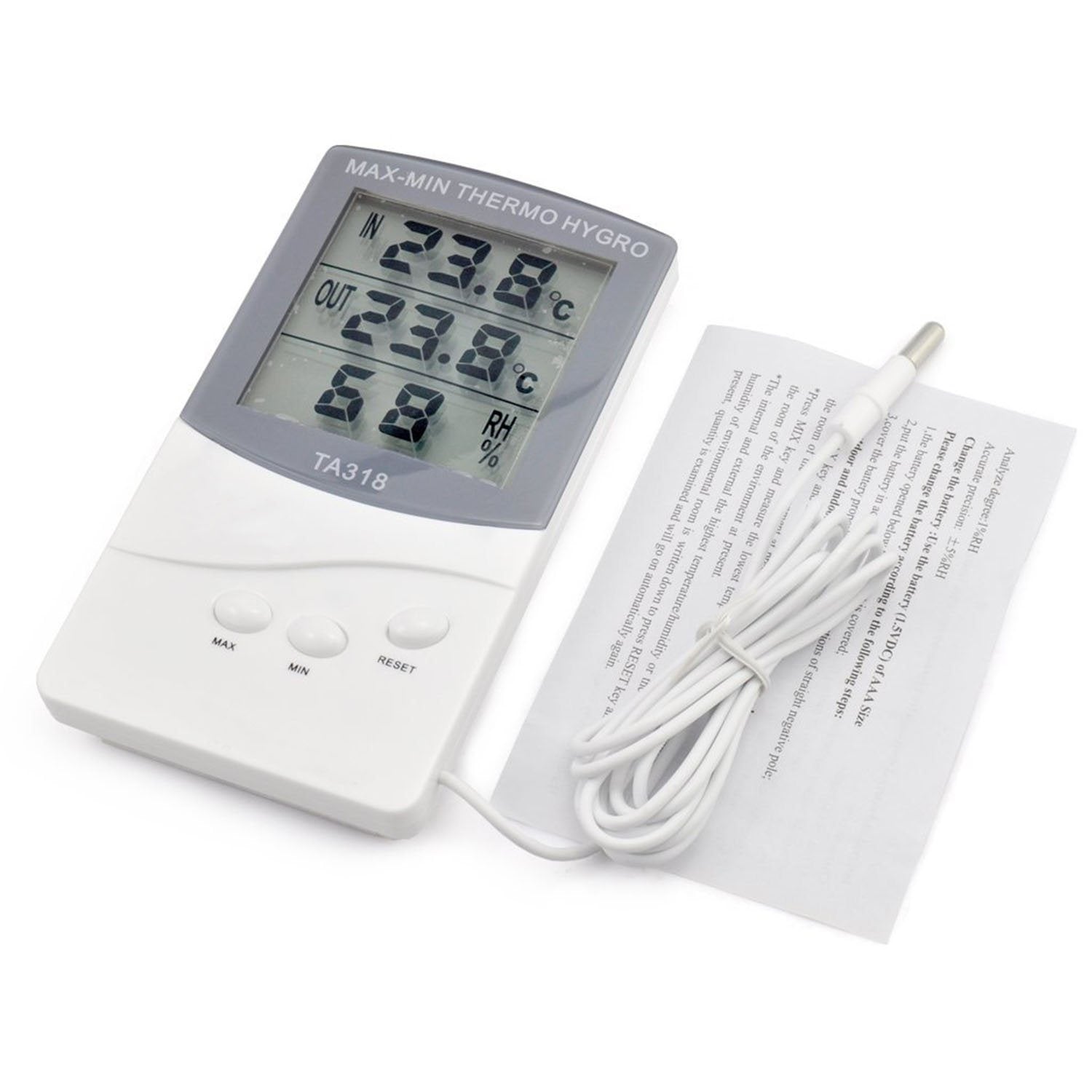 2-in-1 Thermometer and Hygrometer Household Appliances - DailySale