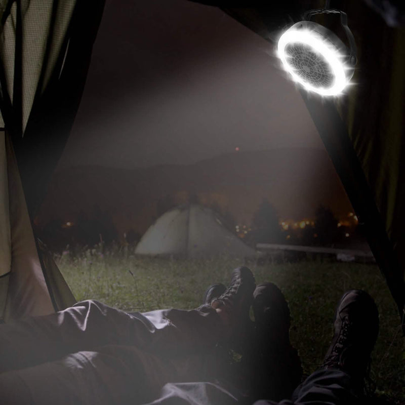 2-in1 Outdoor Battery/USB Operated Portable Camping LED Fan Sports & Outdoors - DailySale