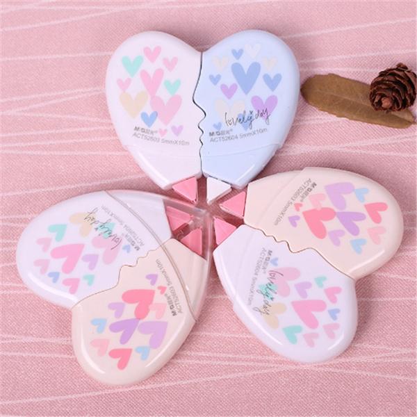 2-Pack: 10m Heart Shape Correction Tape Art & Craft Supplies - DailySale