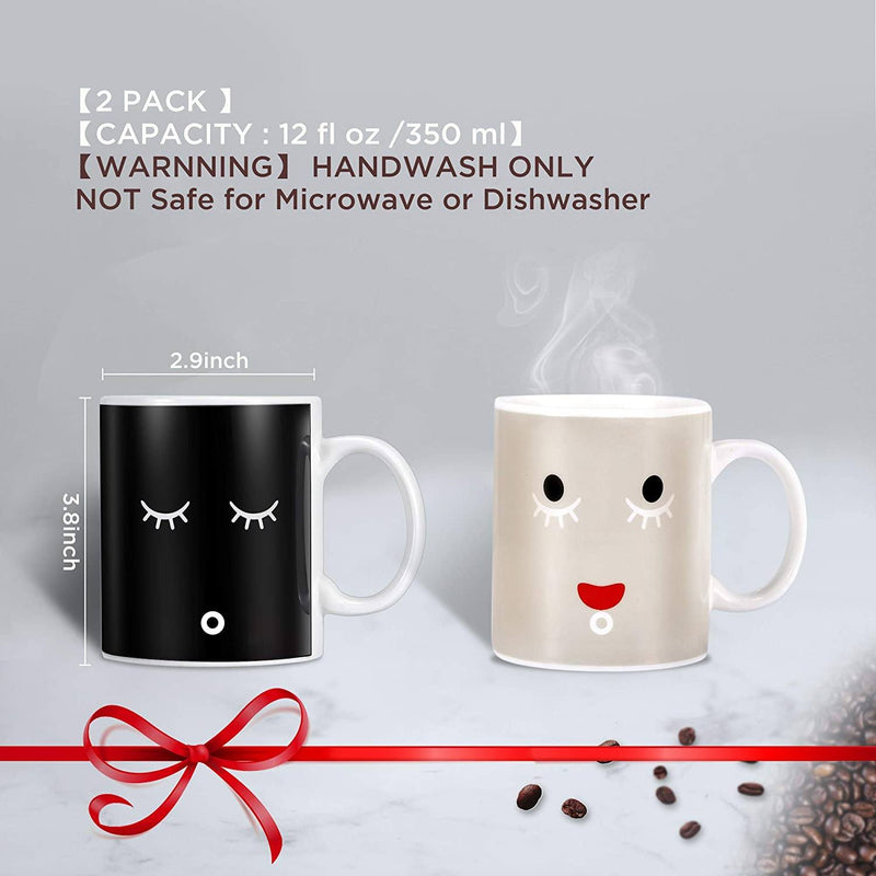 2-Pack: 12 Oz. Color Changing Magic Mug Wine & Dining - DailySale