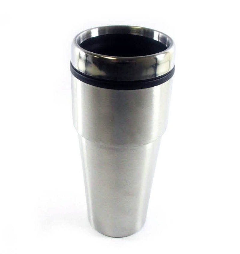2-Pack: 16oz Cup Insulated Coffee Travel Mug Stainless Steel Double Wall Thermos Tumbler Home Essentials - DailySale