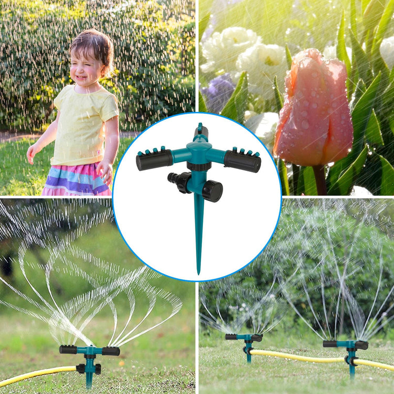2-Pack: 360 Degree Rotatable Lawn Garden Sprinkler Garden & Patio - DailySale