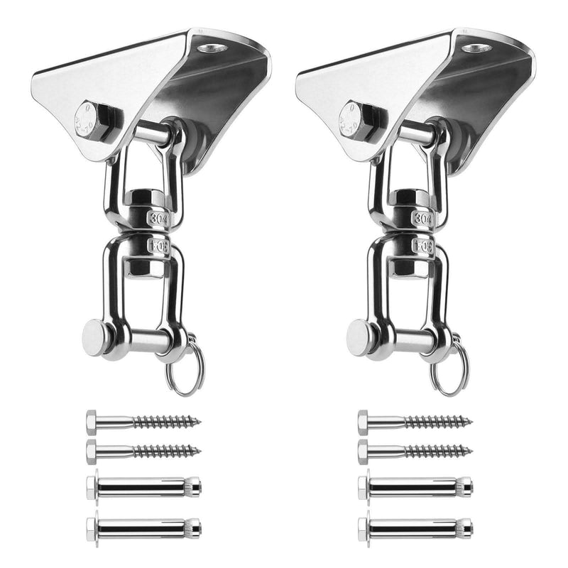 2-Pack: 360° Rotation Swing Hanger Brackets Set Everything Else - DailySale