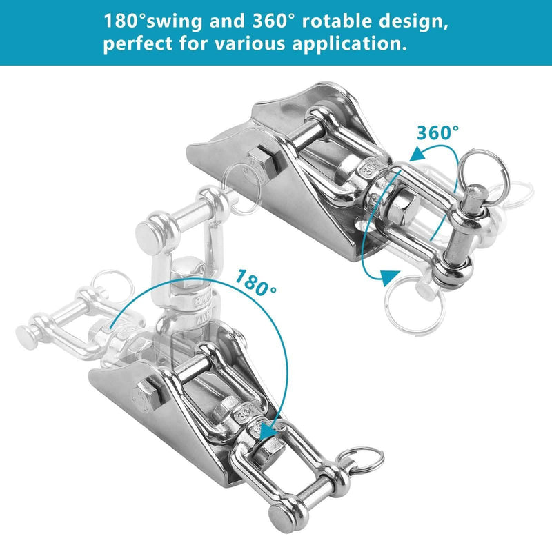 2-Pack: 360° Rotation Swing Hanger Brackets Set Everything Else - DailySale