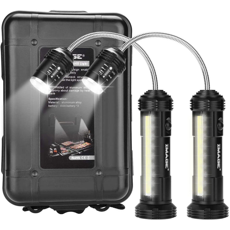 2-Pack: 360º Gooseneck LED Magnetic Base Lamp Sports & Outdoors - DailySale