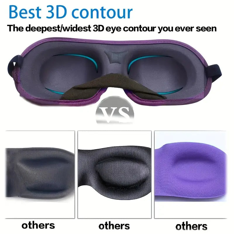 2-Pack: 3D Eye mask for Sleeping Wellness - DailySale