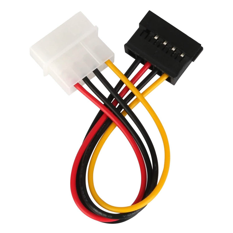 2-Pack: 4 Pin Male To 15Pin Female Data Cable Adapter Computer Accessories - DailySale