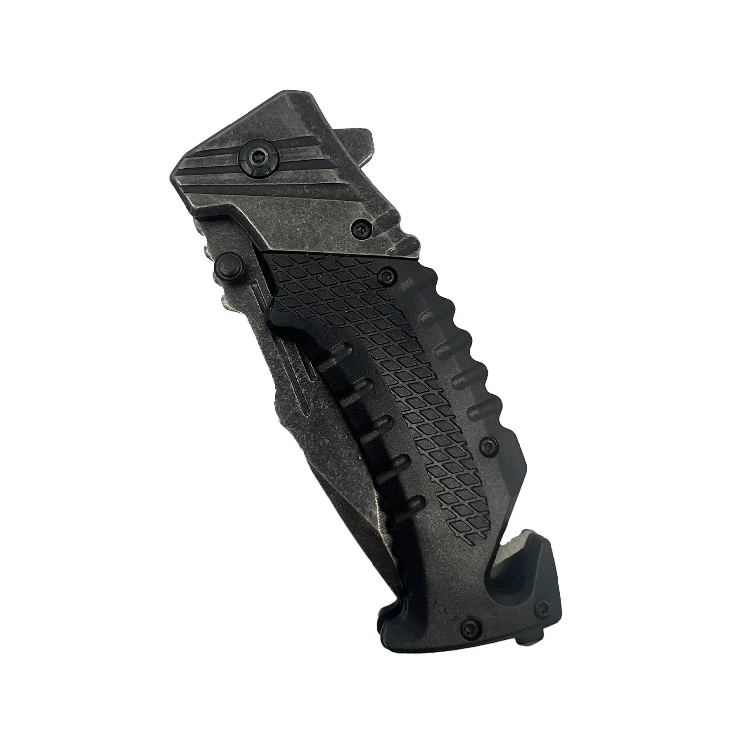 2-Pack: 7.10" Stonewashed Spring Assisted Knife Tactical - DailySale