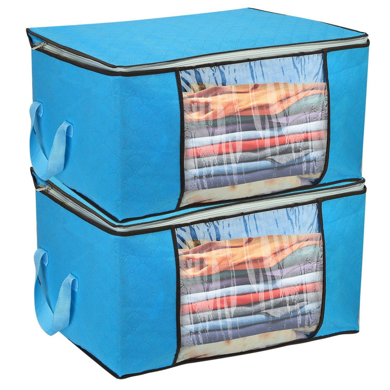 2-Pack: 90L Large Capacity Foldable Closet Organizer