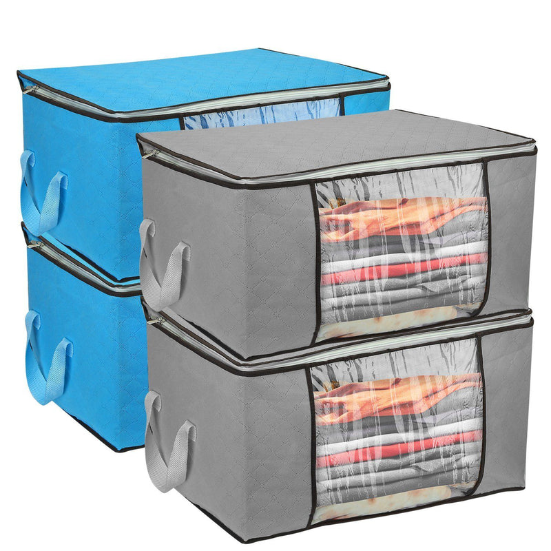 2-Pack: 90L Large Capacity Foldable Closet Organizer Closet & Storage - DailySale