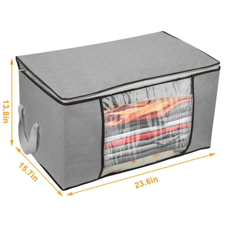 2-Pack: 90L Large Capacity Foldable Closet Organizer Closet & Storage - DailySale
