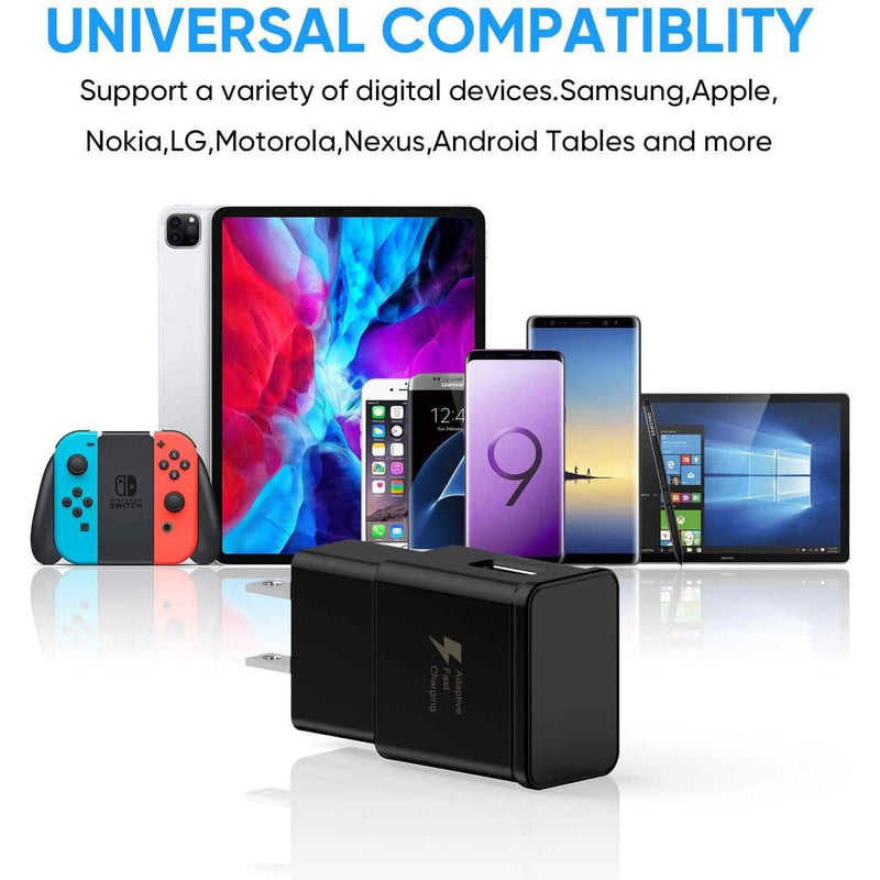 2-Pack: Adaptive Fast Charging Wall Charger Mobile Accessories - DailySale