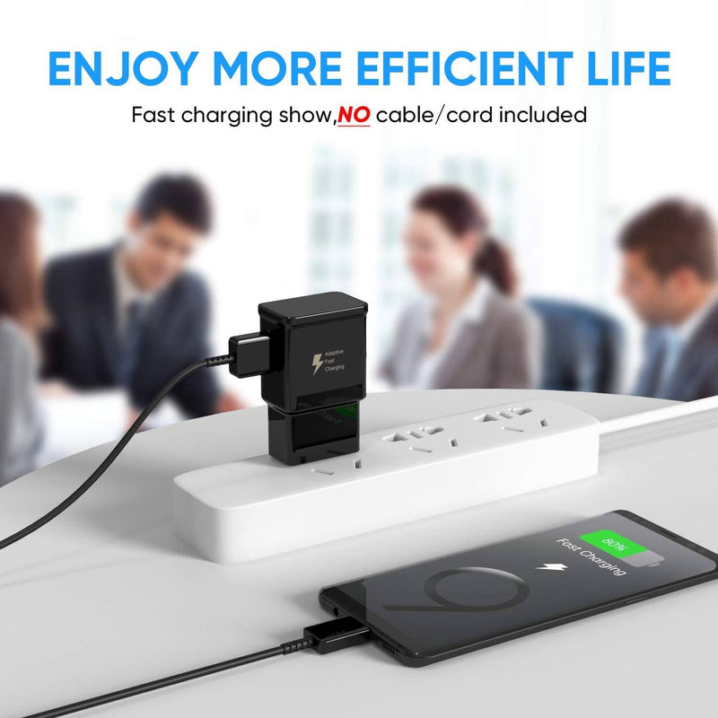 2-Pack: Adaptive Fast Charging Wall Charger Mobile Accessories - DailySale