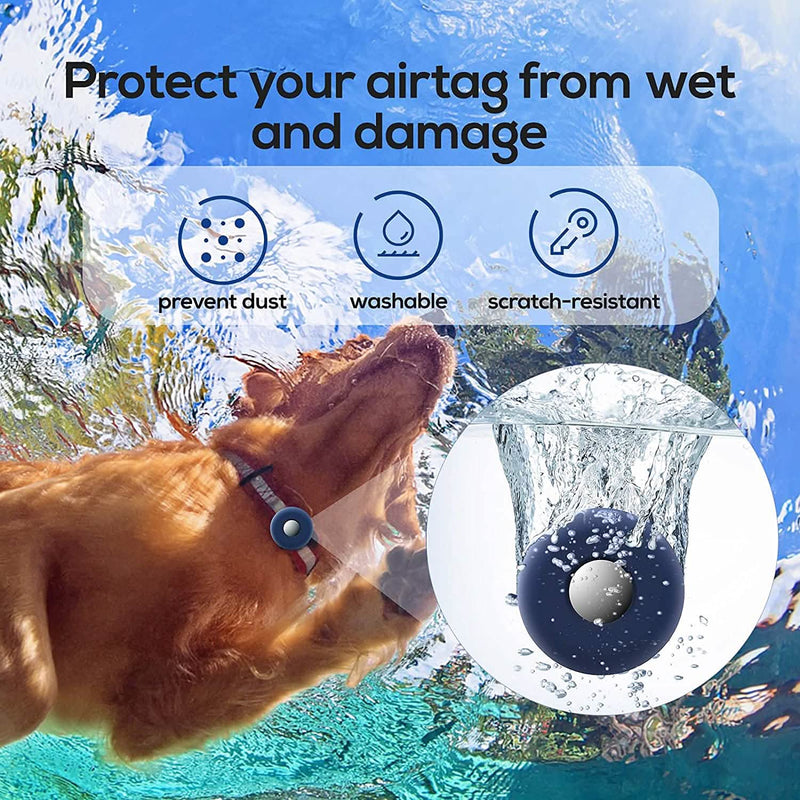 2-Pack: Air tag Dog Collar Holder Pet Supplies - DailySale
