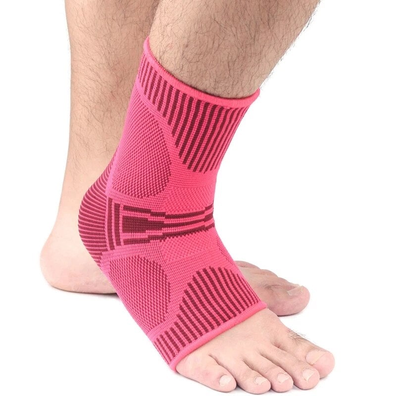 2-Pack: Ankle Support Brace Compression Breathable Wellness - DailySale